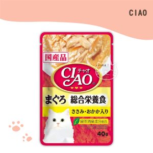 CIAO巧餐包 鮪魚綜合營養食 40g..