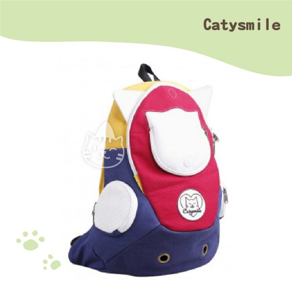 Catysmile 學院風後背包(紅)