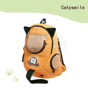 Catysmile 貓耳朵後背包(橘)