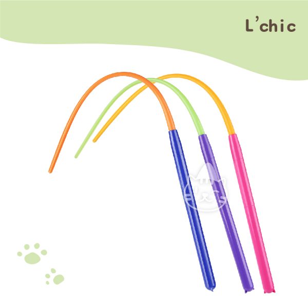 L'chic 貓咪愛跳舞逗貓棒(藍 紫 粉)