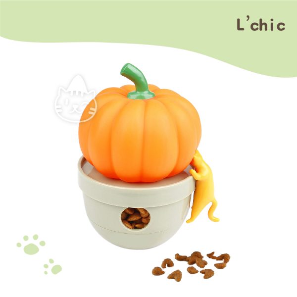 L’chic CA-TUMBLER 不倒翁漏食玩具(南瓜)