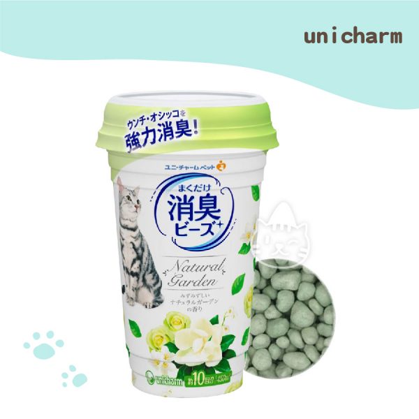 unicharm 貓盆消臭粒 天然花園-450ml