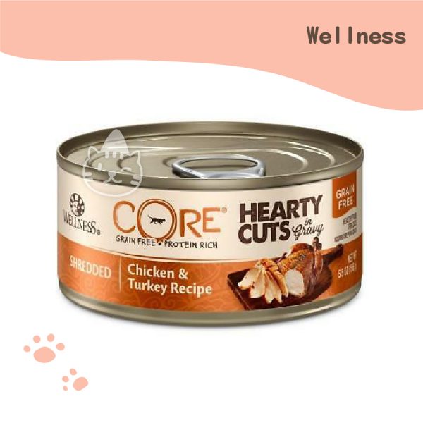 Wellness 無榖厚切 雞肉&火雞肉 主食貓罐.