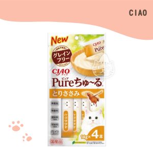 CIAO PURE 啾嚕肉泥-雞肉 14g4p (SC-324).