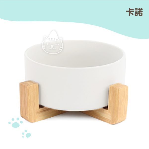 卡諾 陶瓷竹木單碗(白色) 卡諾 陶瓷竹木單碗(白色)