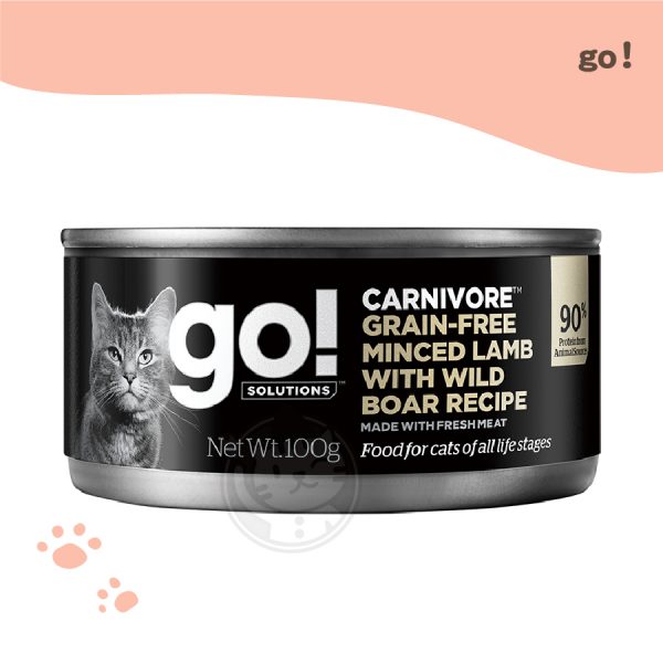 GO!嫩絲無穀能量放牧羊 天然主食貓罐 100g