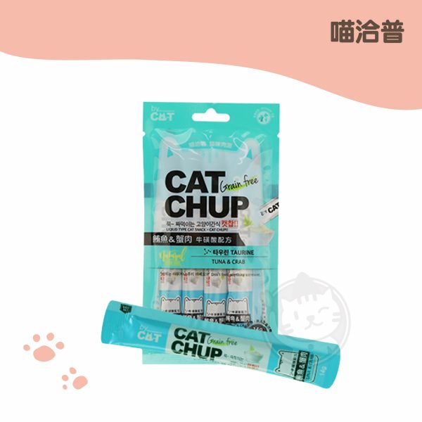 喵洽普 貓咪肉泥－鮪魚＆蟹肉 14gx4包