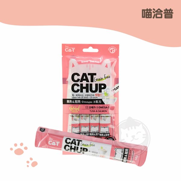 喵洽普 貓咪肉泥－鮪魚＆鮭魚 14gx4包