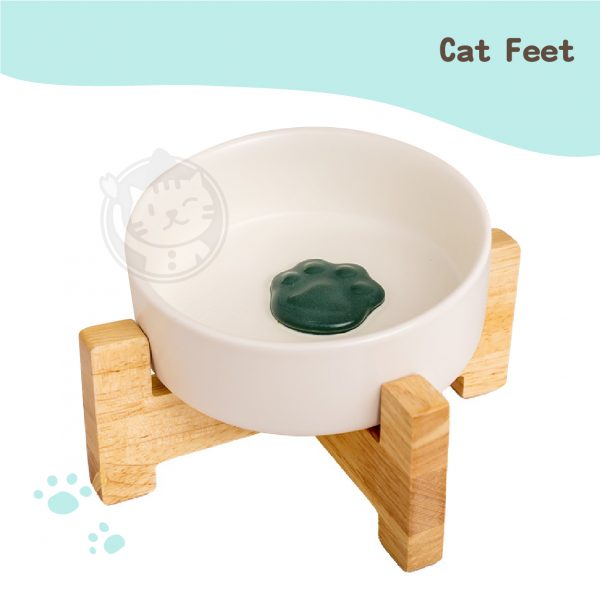 Cat Feet 腳ㄚ 單碗組(白色)