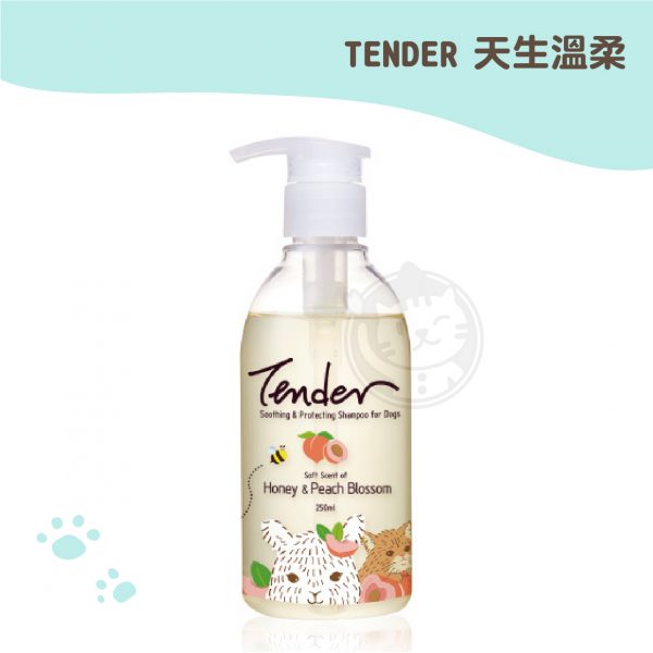 TENDER天生溫柔 蜜桃花&蜂蜜 (貓用)安撫沐浴露 250ml