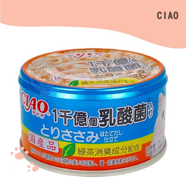 CIAO 1000億乳酸菌湯罐-干貝雞肉(A-136) 85g