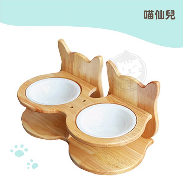 喵仙兒 雙胞胎貓耳碗架組