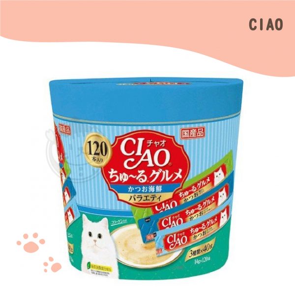 ciao啾嚕肉泥 海鮮口味超級滿腹美味組合 14g120入(SC-212) ciao啾嚕肉泥 海鮮口味超級滿腹美味組合 14g120入(SC-212)