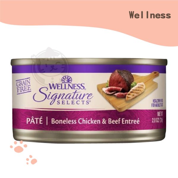 wellness名廚特選貓泥主食罐 鮮雞肉泥+牛肉泥