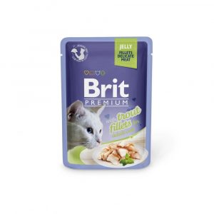Brit咘莉 優選貓咪餐包 成貓 鮮嫩鱒魚菲力 85g