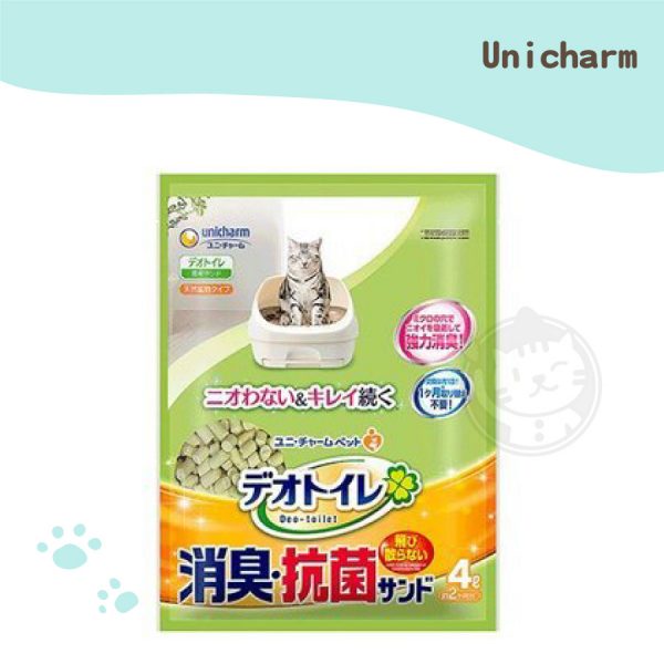 嬌聯Unicharm 清新消臭抗菌沸石砂 4L
