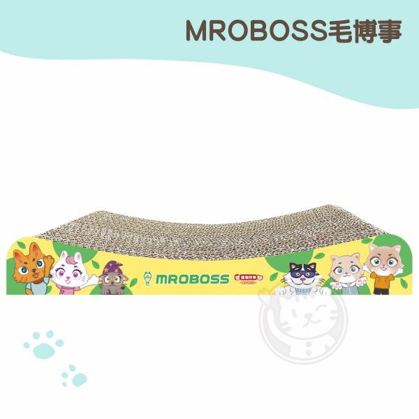 毛博事貓抓板-萌萌噠6220繽紛抓板(顏色隨機)