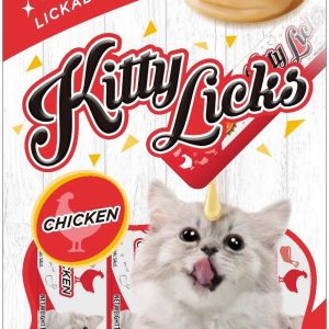 KittyLicks 甜甜貓肉泥-雞肉口味 15g*4入