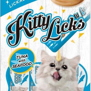 KittyLicks 甜甜貓肉泥-鮪魚+柴魚 15g*4入