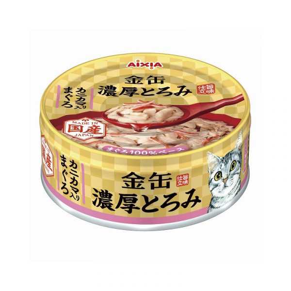 日本Aixia 愛喜雅 新金缶濃厚6號(鮪.蟹棒) 70g