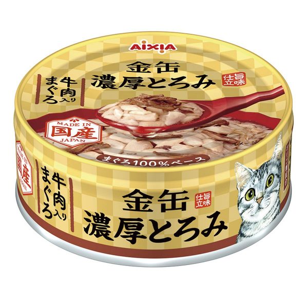 日本Aixia 愛喜雅 新金缶濃厚7號(鮪.牛) 70g