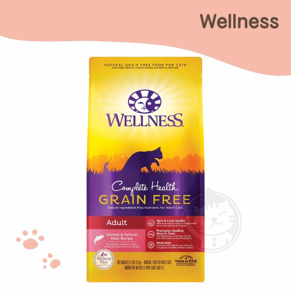 WELLNESS 全方位營養穀物貓糧 深海鮭魚