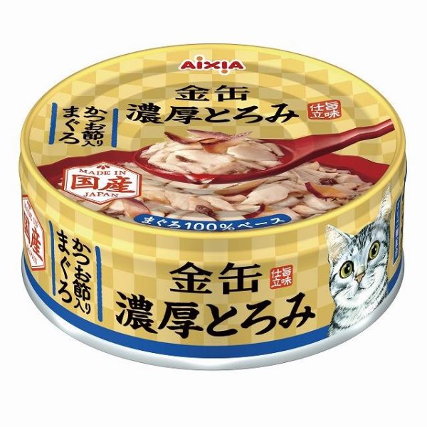 日本Aixia 愛喜雅 新金缶濃厚5號(鮪.柴) 70g