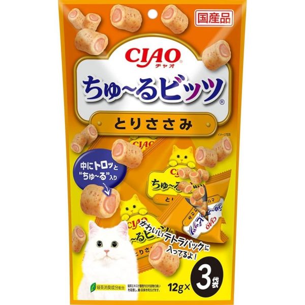 CIAO啾嚕迷你肉泥夾心捲-雞肉 12g*3入 (CS-174) CIAO啾嚕迷你肉泥夾心捲-雞肉 12g*3入 (CS-174)