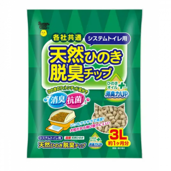 超級貓 天然檜木砂 3L 超級貓 天然檜木砂 3L