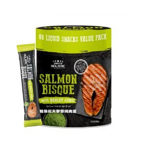超越巔峰 鮭魚佐大麥草純肉泥 15gX60入