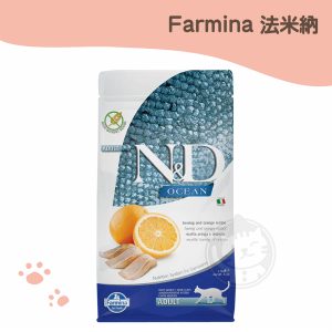 法米納 OC-1全齡貓海洋無穀糧-鯡魚甜橙 1.5kg