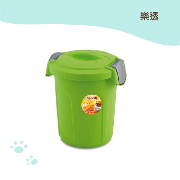 樂透 儲糧筒/小/蘋果綠 (8L=3KG)
