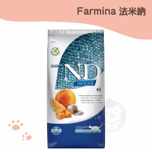 法米納 OC-2全齡貓海洋南瓜無榖糧-鯡魚甜橙 5kg