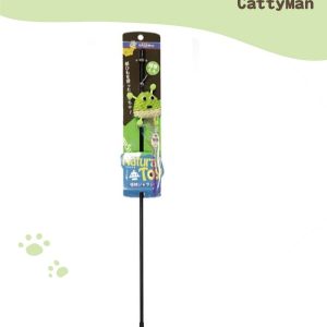 Cattyman 自然風怪物家族逗貓棒-綠角怪