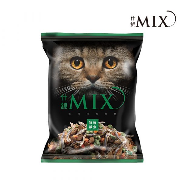 什錦MIX貓食-特鮮銀魚口味 70g