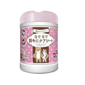 日本本田 JP06犬貓專用眼部清潔濕巾-無香 9X13cm 60抽