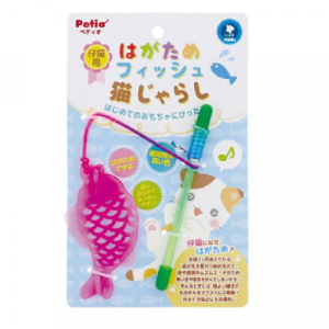 Petio 逗貓玩具-幼貓用咬咬小魚逗貓棒