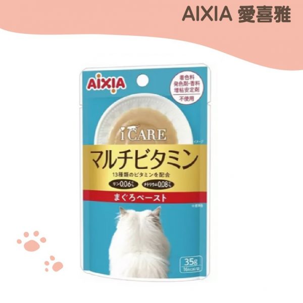 日本Aixia 愛喜雅 我愛.多種維生素餐包 鮪泥狀 35g