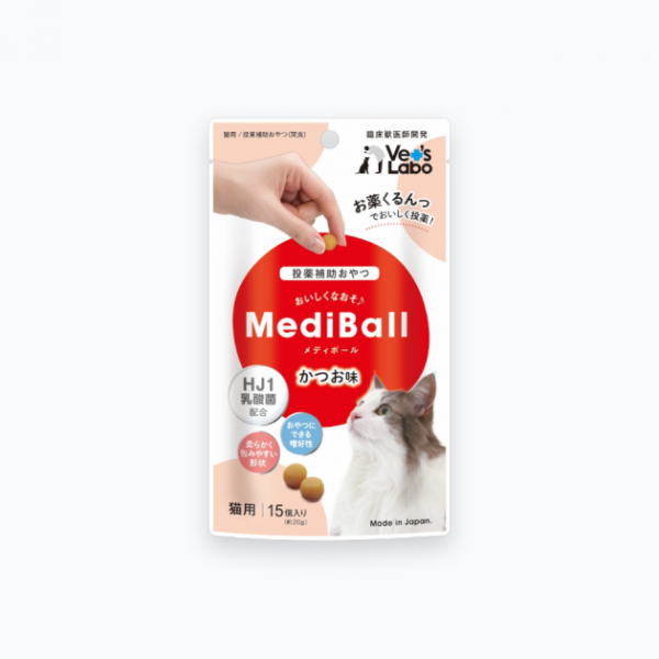 Vet’s Labo MediBall 餵藥球-貓用鰹魚 15顆／袋