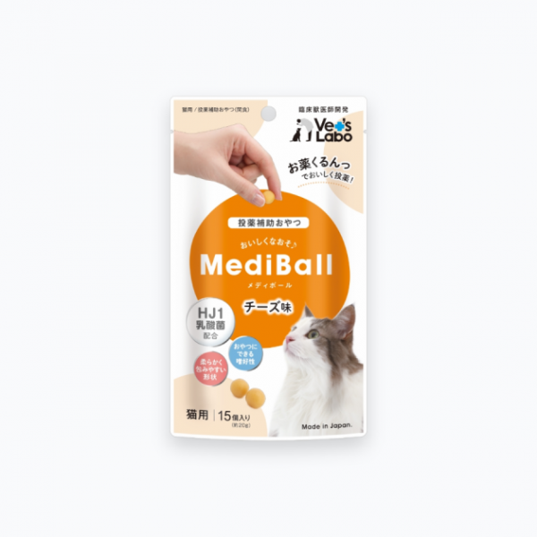 Vet’s Labo MediBall 餵藥球-貓用起司 15顆／袋