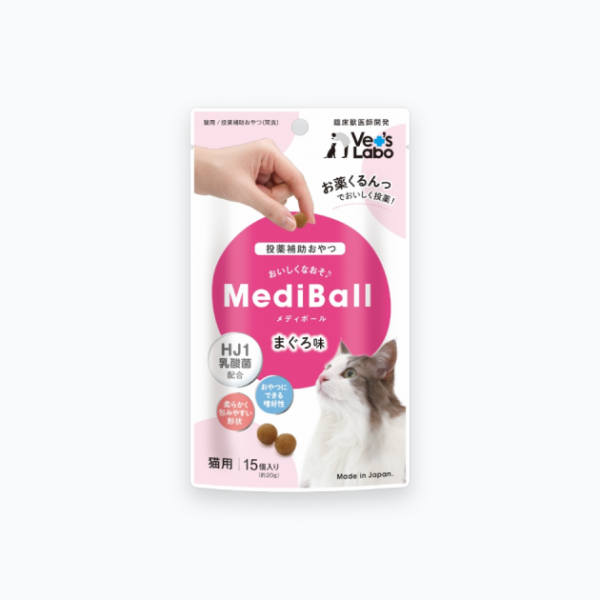 Vet’s Labo MediBall 餵藥球-貓用鮪魚 15顆／袋