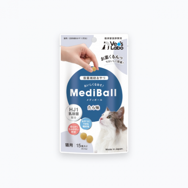 Vet’s Labo MediBall 餵藥球-貓用鱈魚 15顆／袋
