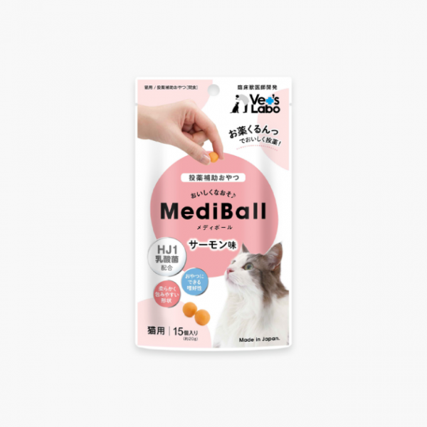 Vet’s Labo MediBall 餵藥球-貓用鮭魚 15顆／袋