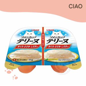CIAO INABA 雙喵杯 IMC-223 鮪魚＋雞肉＋吻仔魚 35g＊2入