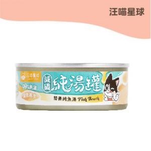 汪喵星球 減磷純湯罐 營養純魚湯 80g