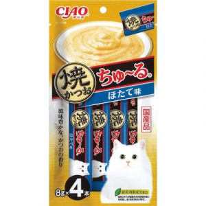 CIAO 啾嚕肉泥（炙燒系列）-干貝 8g＊4p （SC-572）