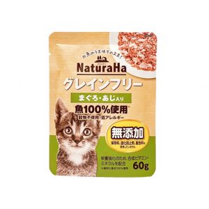Sunrise NaturaHa喵樂事 無榖鮪魚＋竹筴魚主食餐包 60g