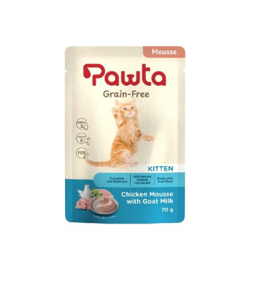 Pawta波塔 慕斯主食餐包-1號幼母貓(雞肉.羊奶) 70g Pawta波塔 慕斯主食餐包-1號幼母貓(雞肉.羊奶) 70g