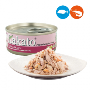 Kakato卡格餐食罐-鮪魚＋蝦 70g