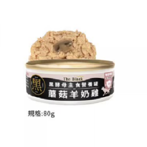 樂倍 黑酵母營養主食貓罐 蘑菇羊奶雞 80g0g